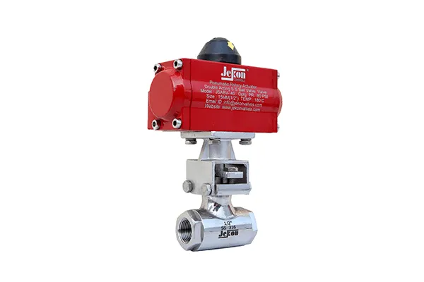 PNEUMATIC BALL VALVE BAR STOCK THREAD END