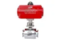 PNEUMATIC BALL VALVE BAR STOCK TRICLOVER END