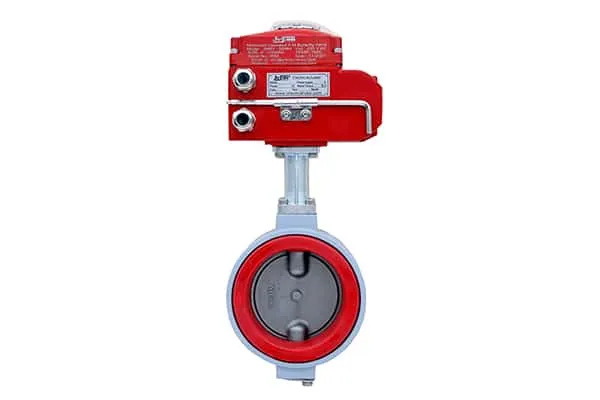 MOTORIZED BUTTERFLY VALVE ALUMNIUM BODY S.S. DISH (40MM)