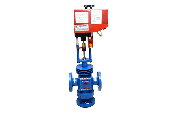 MOTORIZED DIAPHRAGM TYPE CONTROL VALVE 3 WAY